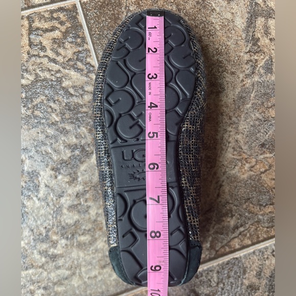 UGG Ansley Cheetah Leopard Glitter Slippers- SIZE MEASURED, Women’s 7? - Picture 11 of 11